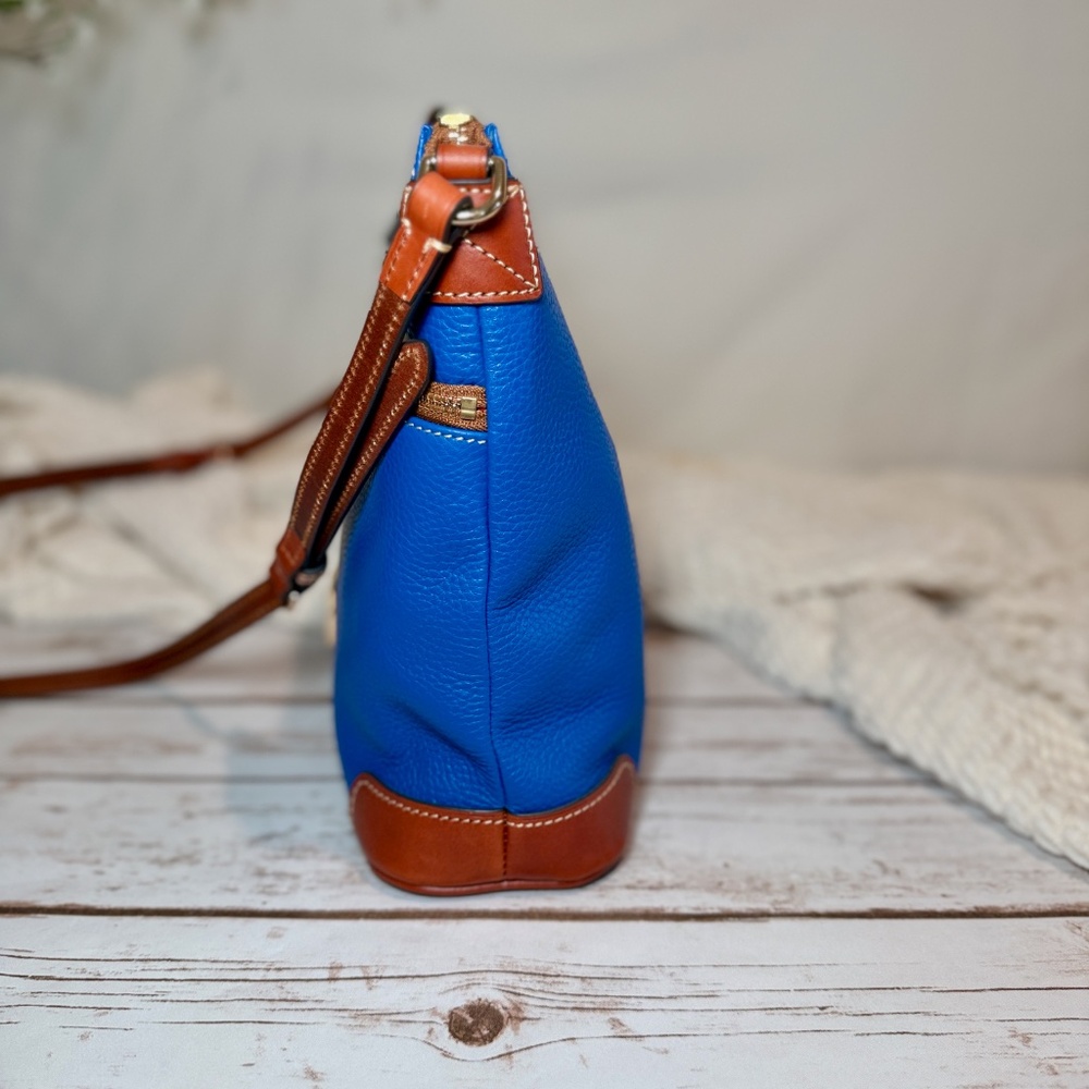 NWT Dooney & Bourke Pebble Grain Crossbody - French Blue - Picture 7 of 10